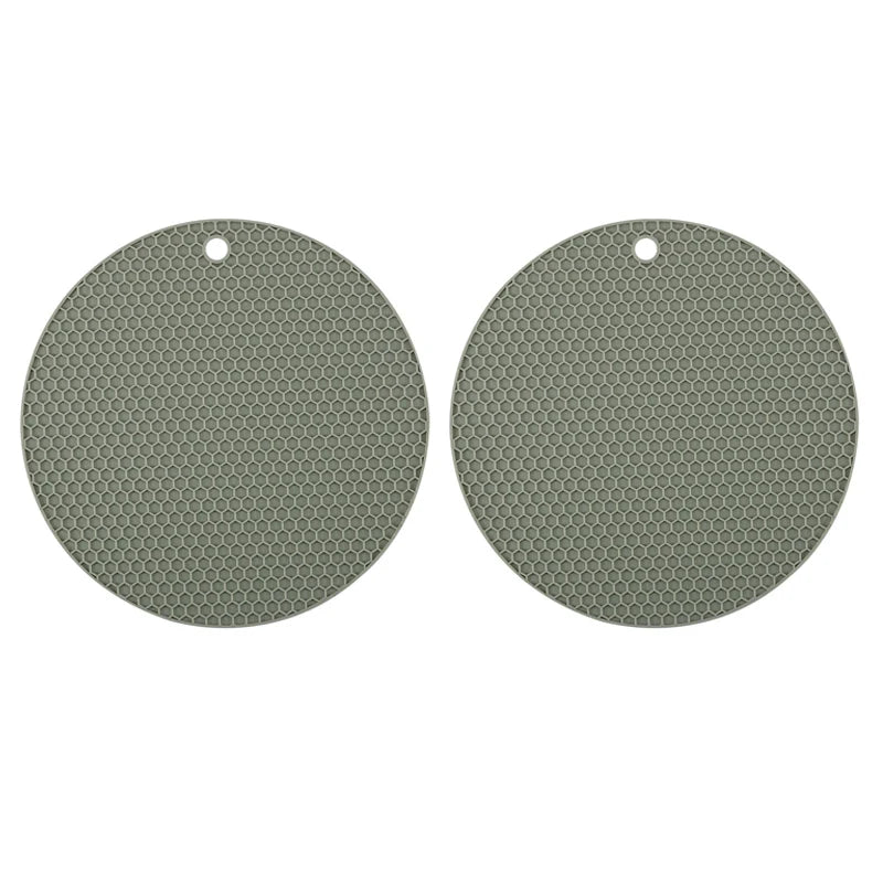 Heat Resistant Silicone Cup Coasters & Pot Holder Set (2/4 PCS)