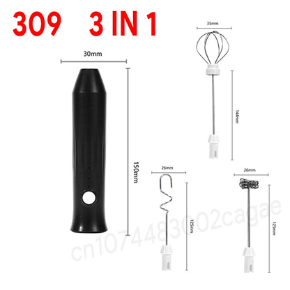 Handheld Electric Milk Frother Whisk Mixer