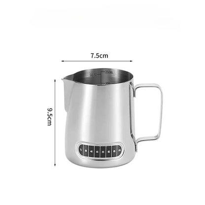 Stainless Steel Milk Frothing Jug with Temperature Sensor