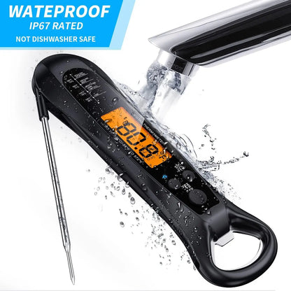 Instant Read Digital Meat Thermometer with Backlight & Magnet