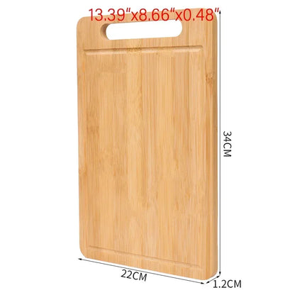 Thickened Bamboo Wooden Cutting Board for Kitchen Use