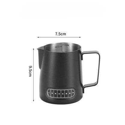 Stainless Steel Milk Frothing Jug with Temperature Sensor
