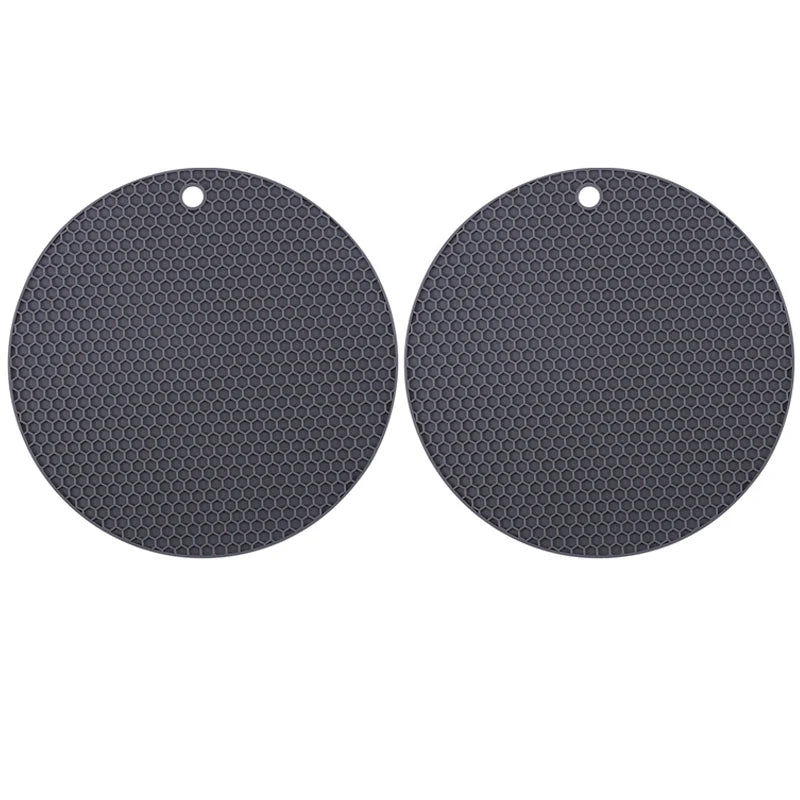 Heat Resistant Silicone Cup Coasters & Pot Holder Set (2/4 PCS)