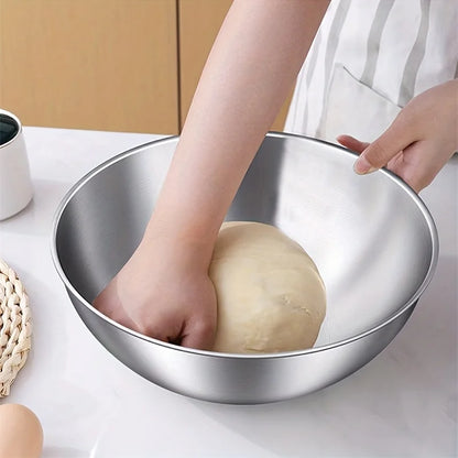 3PCS Stainless Steel Mixing Bowl Set with Measurements