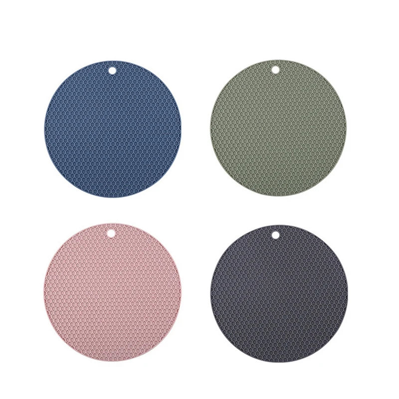 Heat Resistant Silicone Cup Coasters & Pot Holder Set (2/4 PCS)