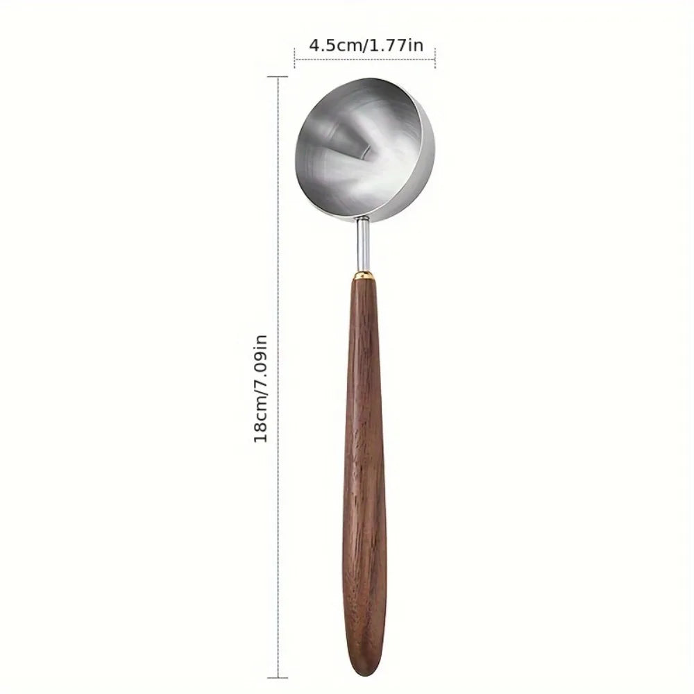 30ML Walnut Wood Coffee Measuring Scoop
