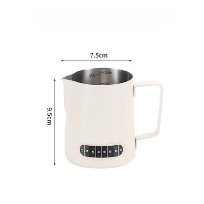 Stainless Steel Milk Frothing Jug with Temperature Sensor