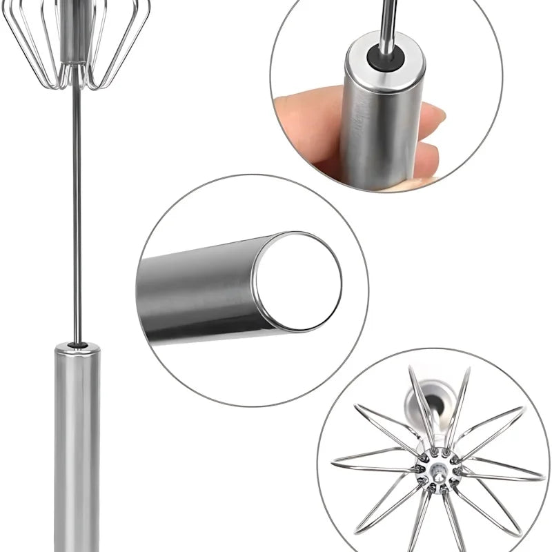 4-Speed Manual Handheld Blender Mixer