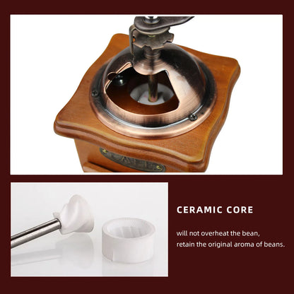 Vintage Manual Coffee Bean Grinder