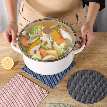 Heat Resistant Silicone Cup Coasters & Pot Holder Set (2/4 PCS)