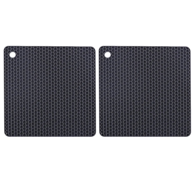 Heat Resistant Silicone Cup Coasters & Pot Holder Set (2/4 PCS)
