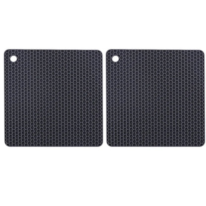 Heat Resistant Silicone Cup Coasters & Pot Holder Set (2/4 PCS)