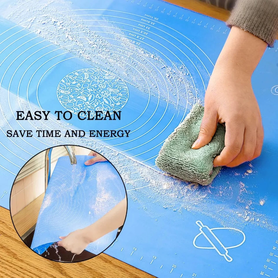 Non-Stick Silicone Baking Mat for Pastry & Pizza Dough