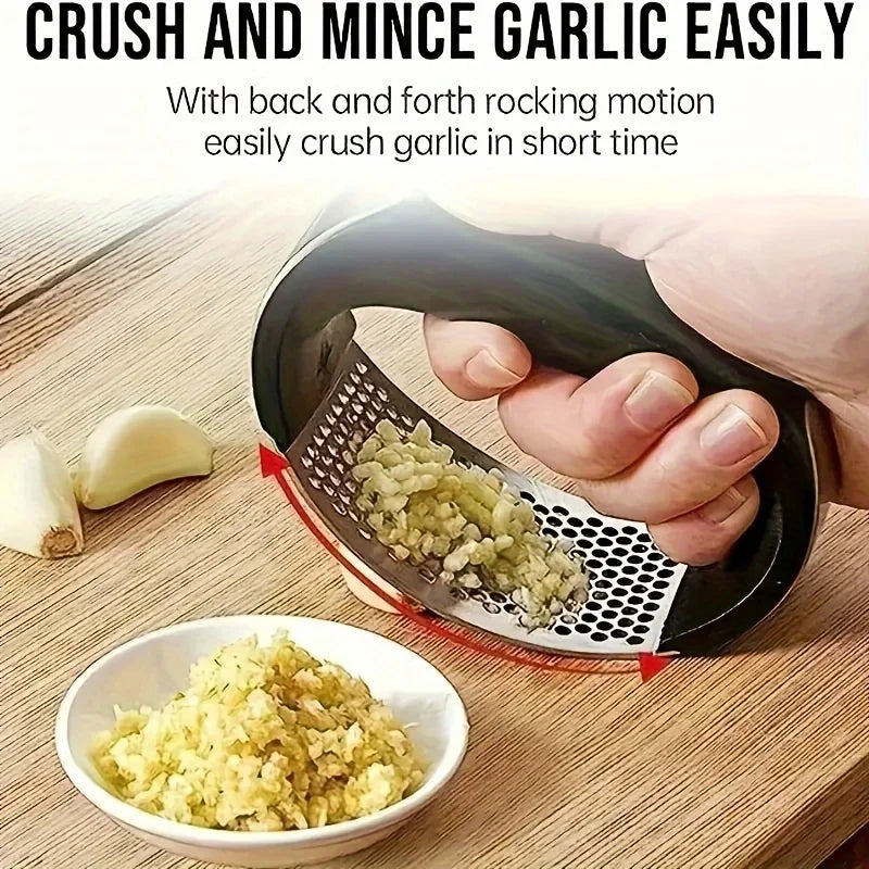 Stainless Steel Garlic Press Mincer Tool