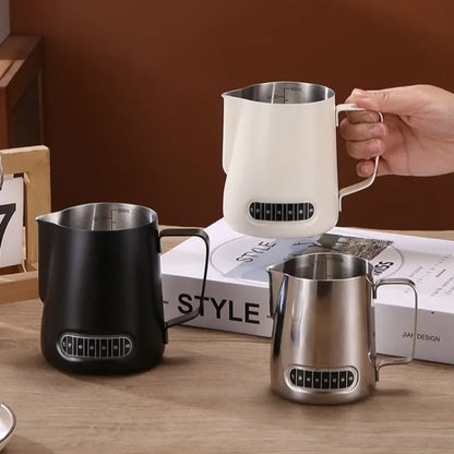 Stainless Steel Milk Frothing Jug with Temperature Sensor