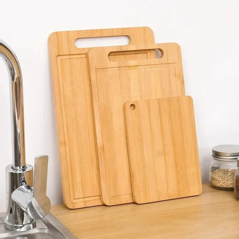 Thickened Bamboo Wooden Cutting Board for Kitchen Use