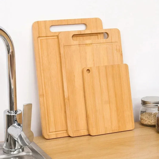 Thickened Bamboo Wooden Cutting Board for Kitchen Use