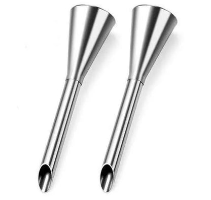 2PCS Stainless Steel Cake Decorating Piping Nozzles