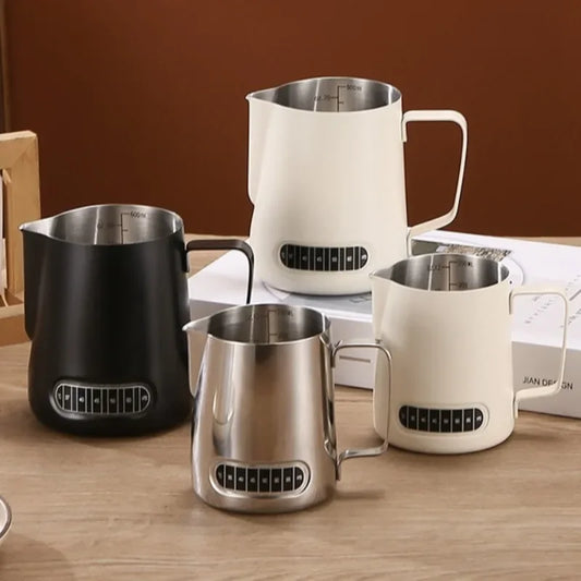 Stainless Steel Milk Frothing Jug with Temperature Sensor