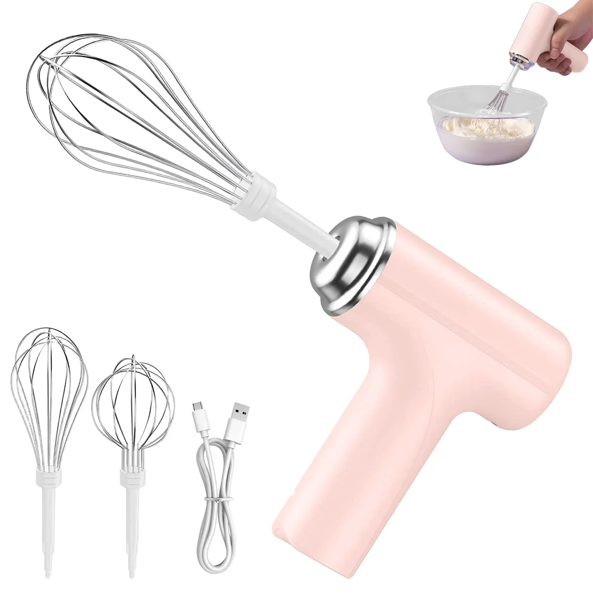 Wireless Electric Handheld Egg Beater Mixer