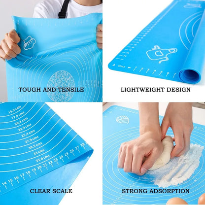 Non-Stick Silicone Baking Mat for Pastry & Pizza Dough