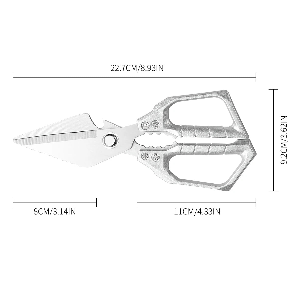 Stainless Steel Kitchen Shears for Meat & Poultry