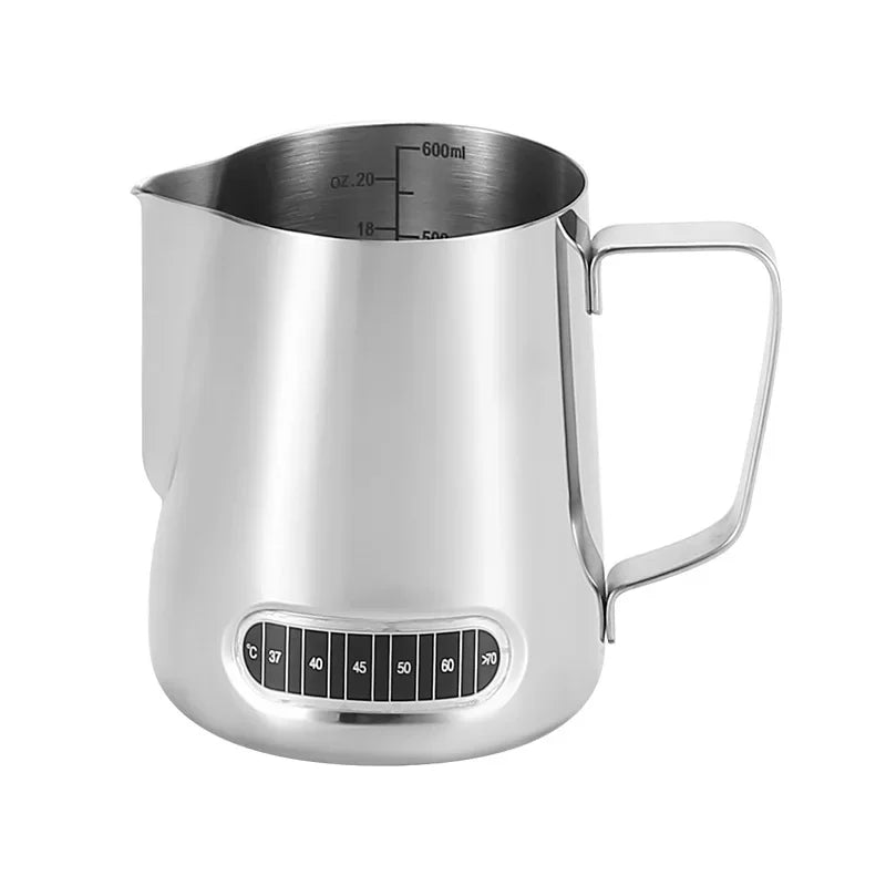 Stainless Steel Milk Frothing Jug with Temperature Sensor