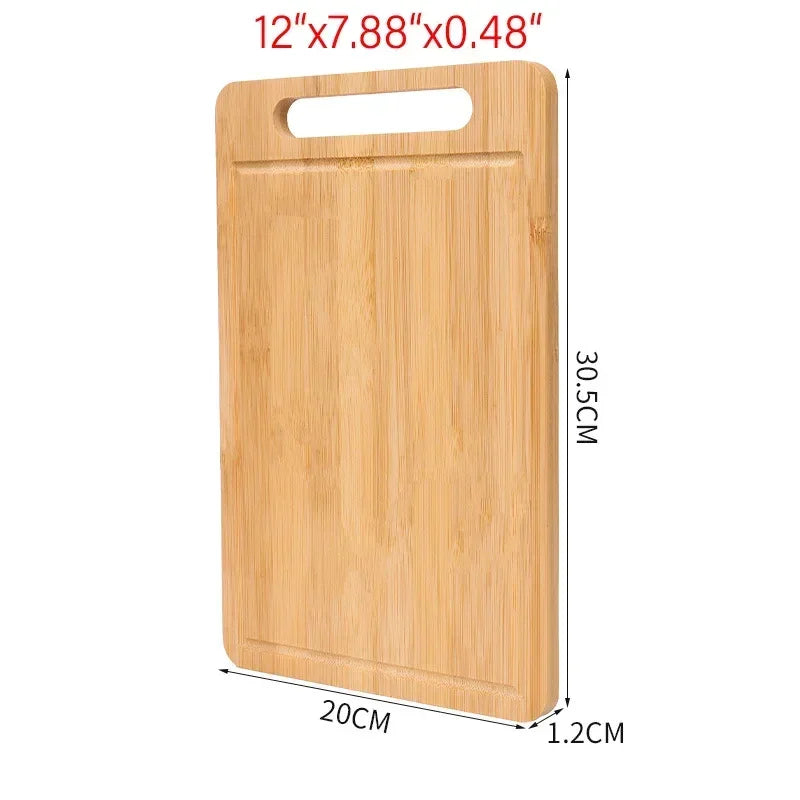 Thickened Bamboo Wooden Cutting Board for Kitchen Use