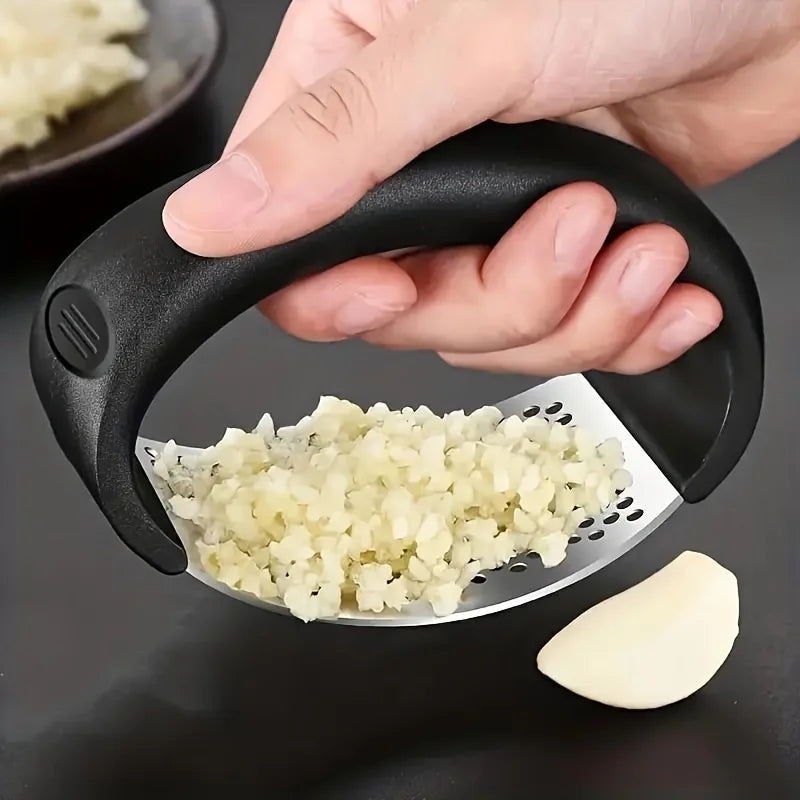 Stainless Steel Garlic Press Mincer Tool