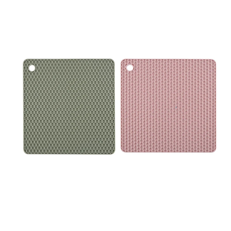 Heat Resistant Silicone Cup Coasters & Pot Holder Set (2/4 PCS)