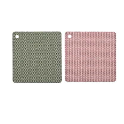 Heat Resistant Silicone Cup Coasters & Pot Holder Set (2/4 PCS)