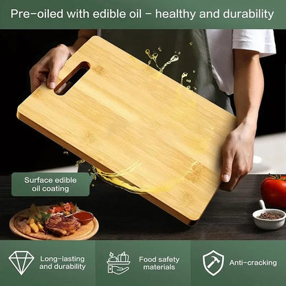 Thickened Bamboo Wooden Cutting Board for Kitchen Use